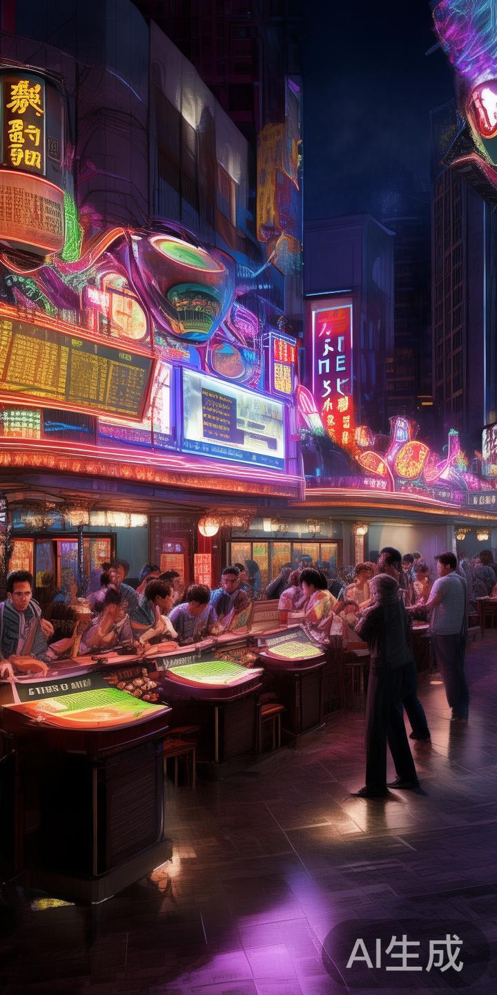 除线上平台外，实体博彩店铺也是一些地区玩家进行世界